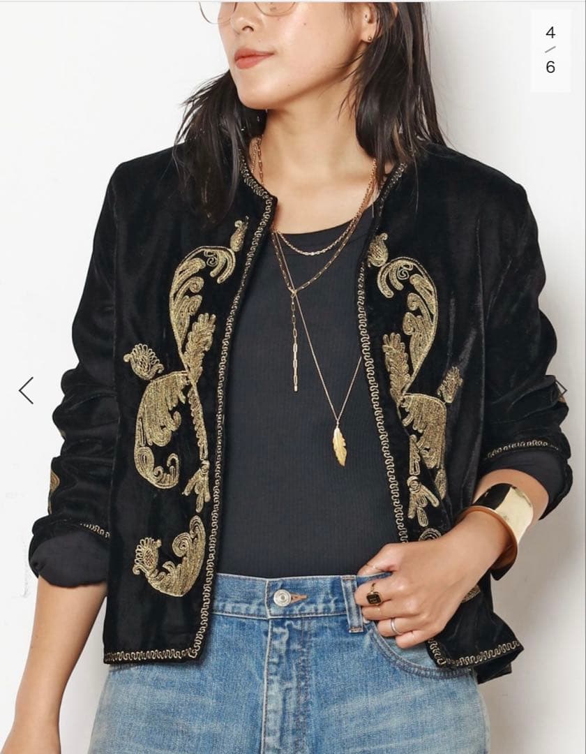 ※専用 COUTURE D'ADAM Velvet Embroidery