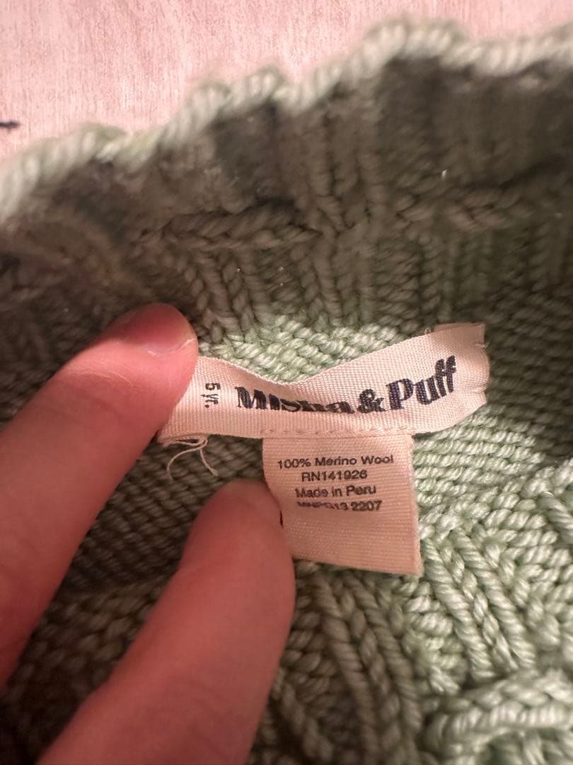 Misha and Puff メリノウール　スケポン　5y