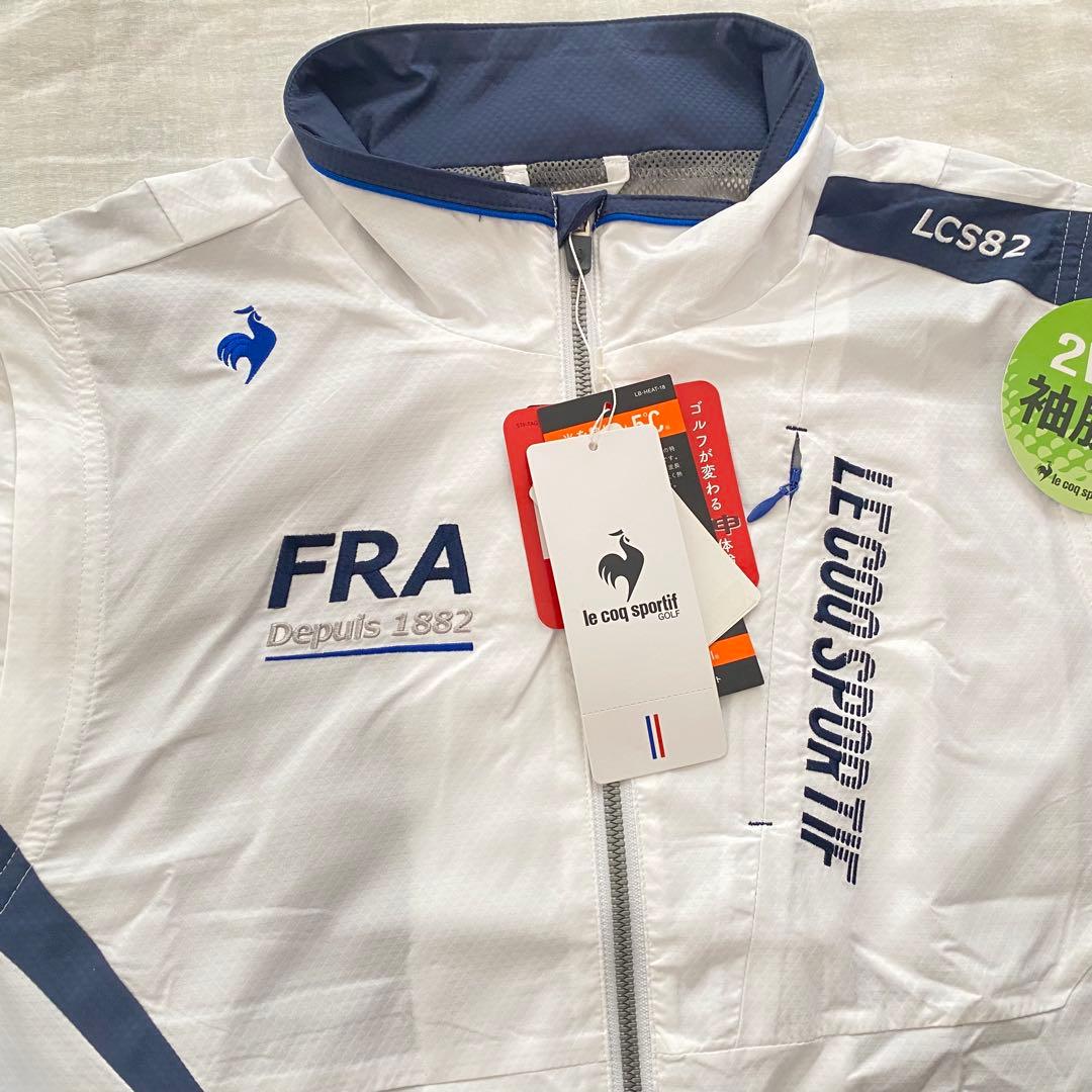【新品未使用】【タグ付】ルコックスポルティフゴルフ ブルゾン Lサイズ ホワイト