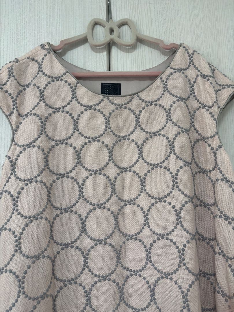 ミナペルホネン　タンバリンワンピース　36 腰紐欠品