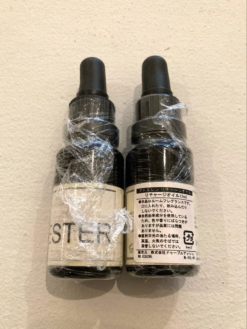 Mad et lenポプリ用リチャージオイル未使用 15ml 2本組ダークウッド