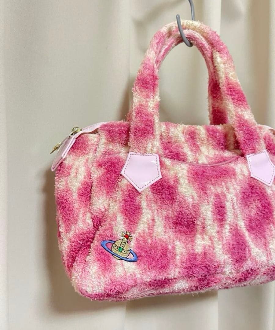 Vintage Vivienne Westwood ヒョウ柄テリークロスバッグ
