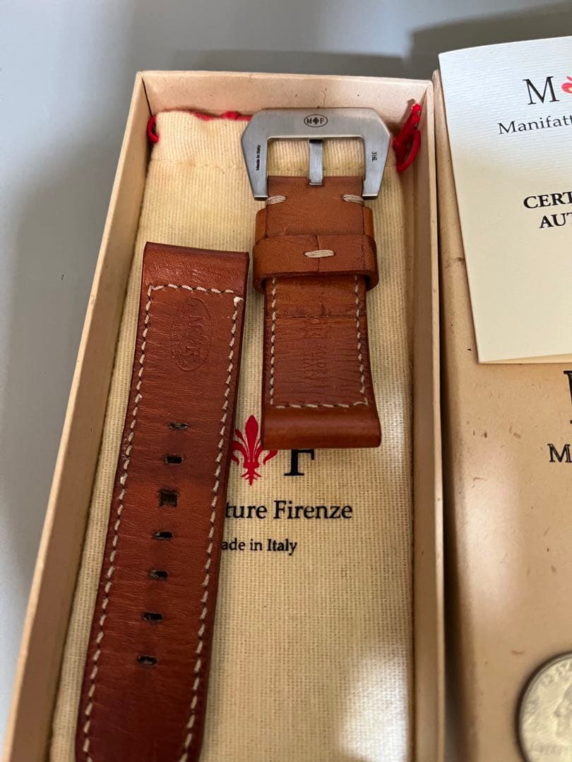 値下げ❗️マニファトーレフィレンツェ　パネライ レザーベルト