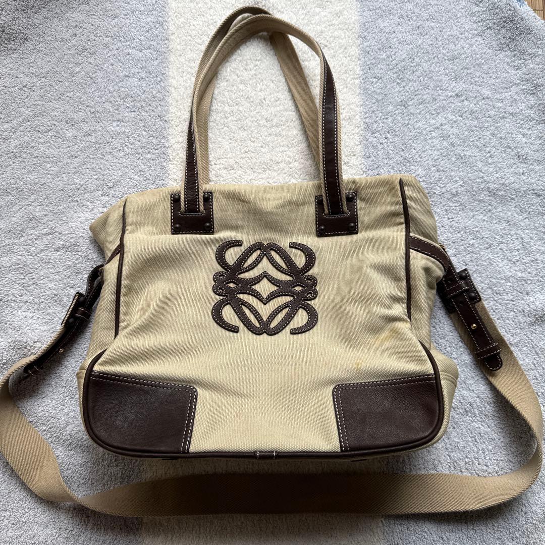 ロエベ キャンバス　バッグ