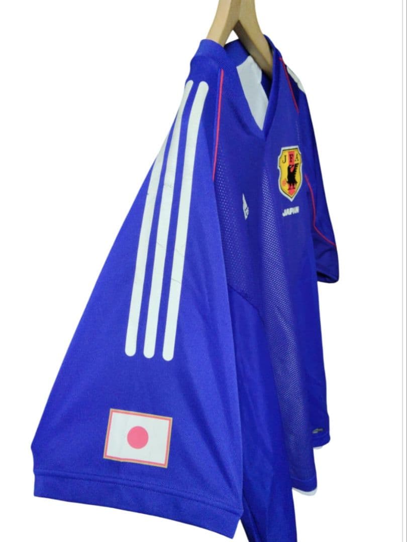 新品 2002年日韓ワールドカップ サッカー日本代表ユニフォーム ジャパンブルー