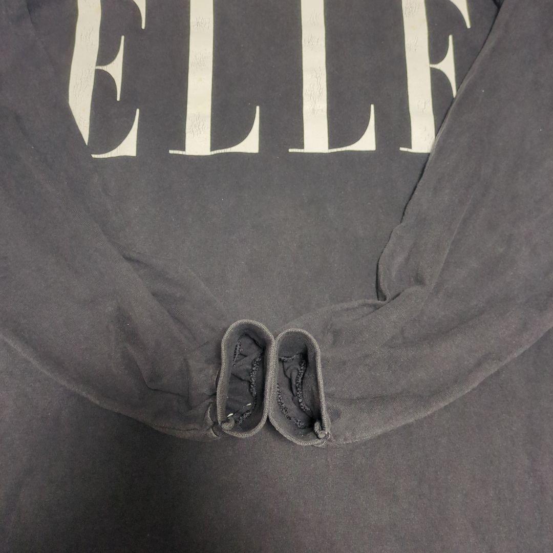 90s ELLE USA製 黒　ロンT