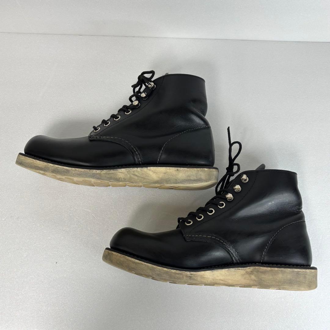 RED WING レッドウイング プレーントゥ ブーツ シューズ ブラック