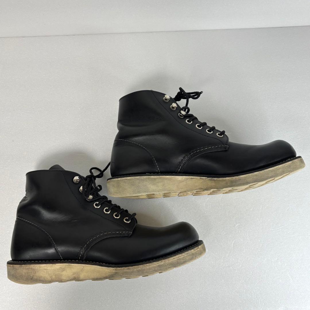RED WING レッドウイング プレーントゥ ブーツ シューズ ブラック