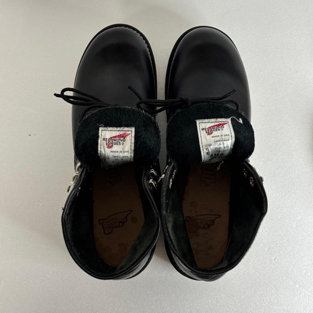 RED WING レッドウイング プレーントゥ ブーツ シューズ ブラック