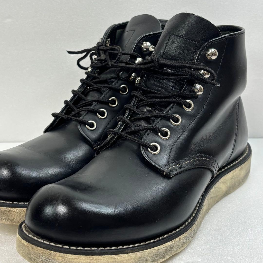 RED WING レッドウイング プレーントゥ ブーツ シューズ ブラック