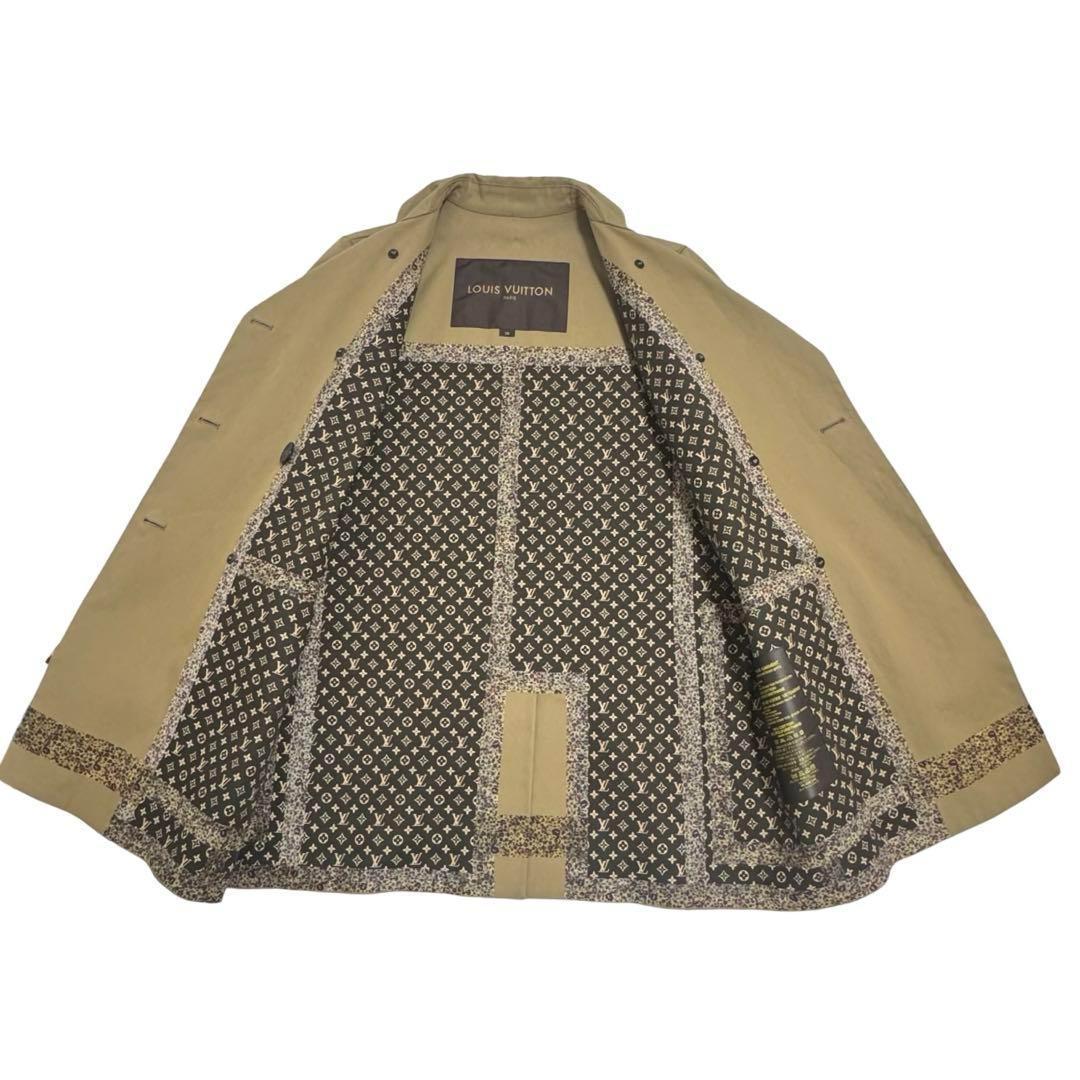 LOUIS VUITTON トレンチコート 上着 アウター ブラウン レディース