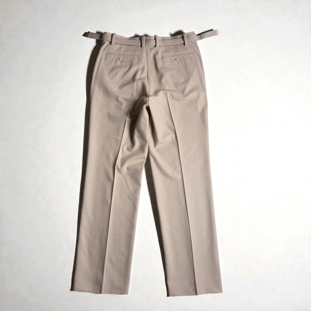 オーラリー ビーバーメルトンパンツ 4 キャメル ウール スラックス A7A