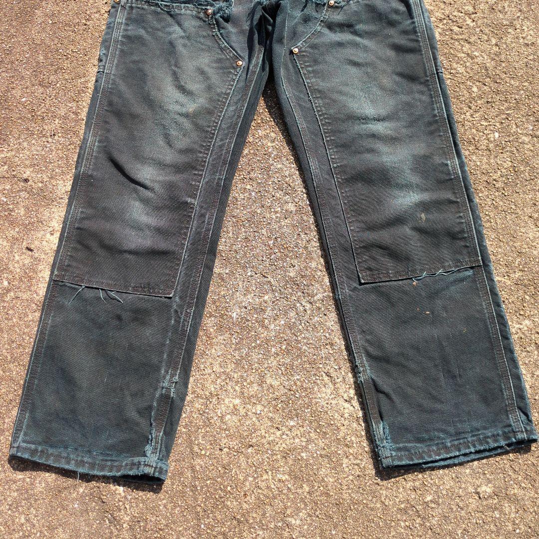 No.304　カーハート　ダブルニー　30×30 ボロ　雰囲気抜群　USA製