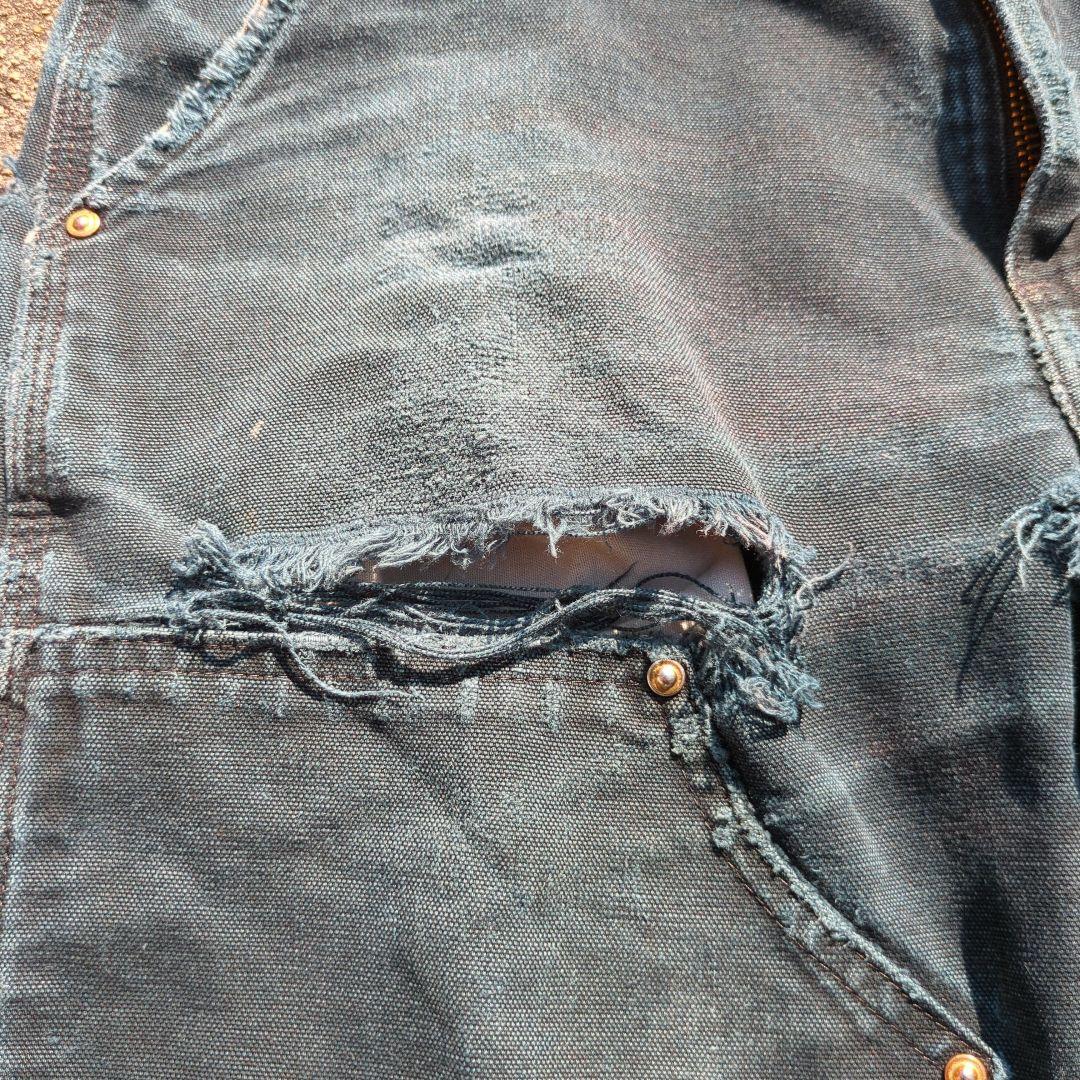 No.304　カーハート　ダブルニー　30×30 ボロ　雰囲気抜群　USA製