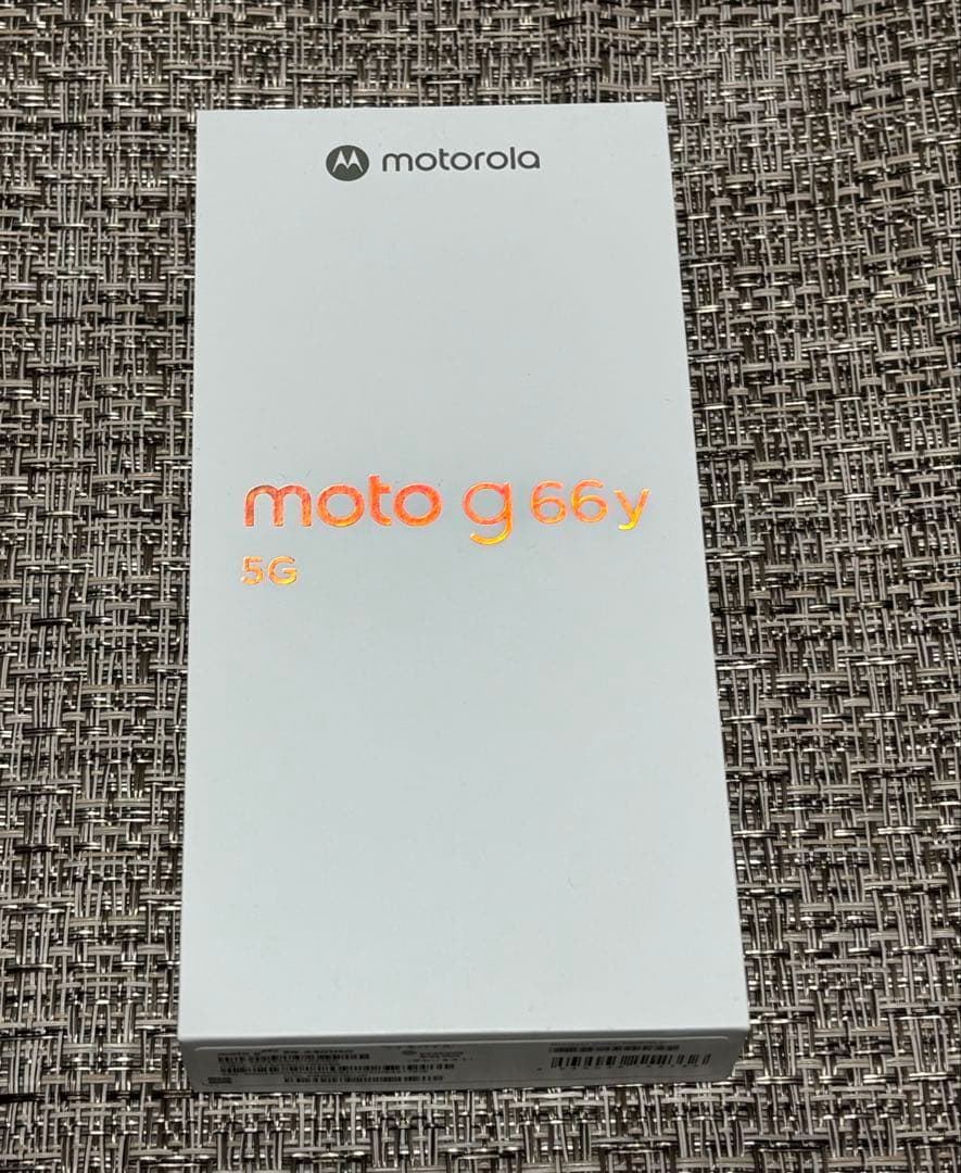 【新品未使用】 moto g66y 5G motorola