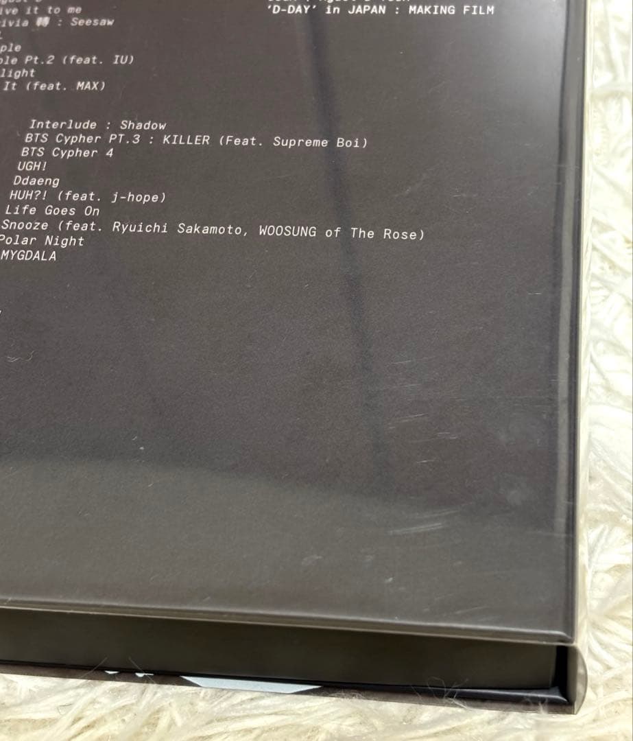 D-DAY in JAPAN SUGA Agust D アルバム