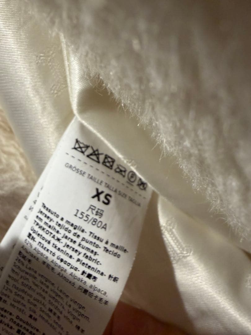 【タグ付き】Max Mara ESPERO テディ ショートコート　ホワイト