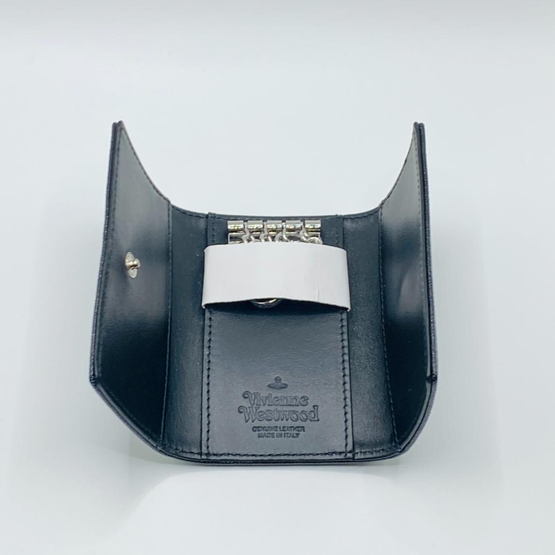 【未使用品】ヴィヴィアンウエストウッド ディアマンテ キーケース 4連 ブラック