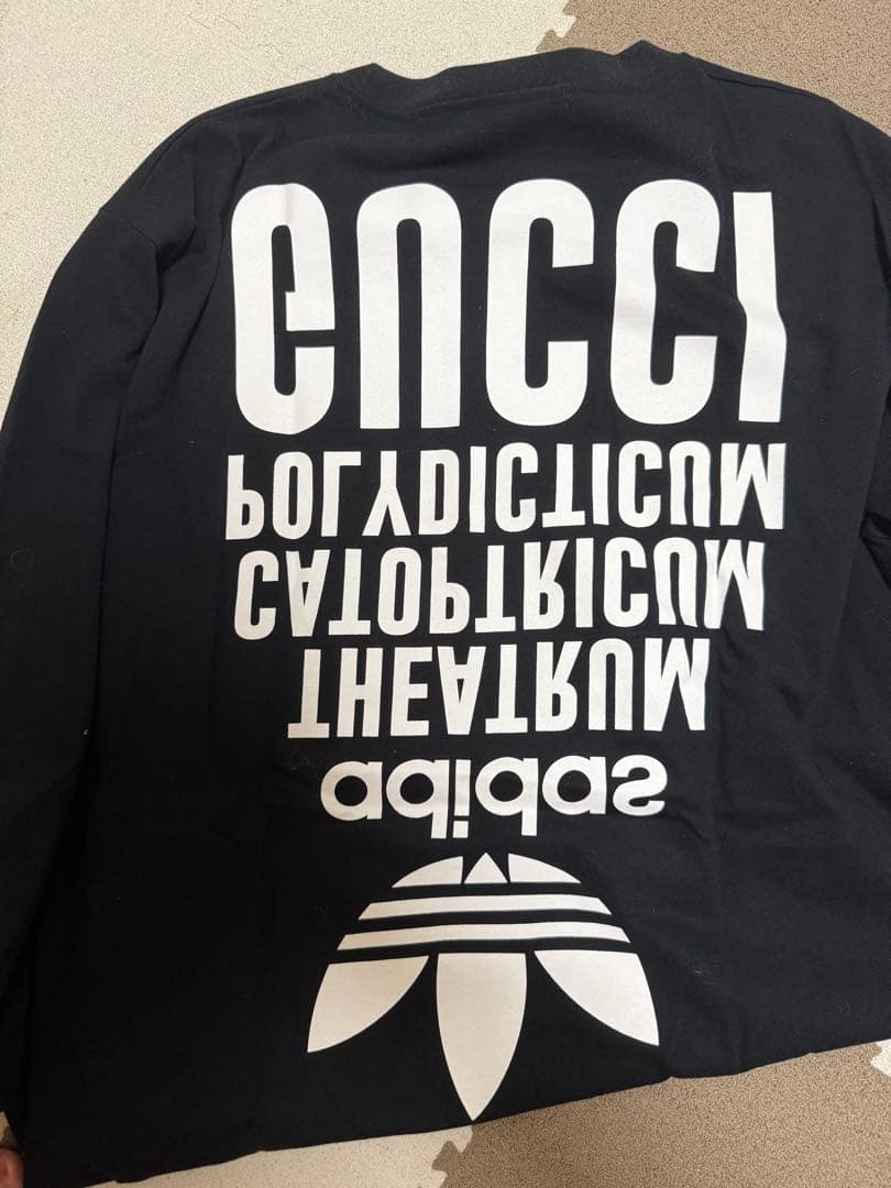 GUCCI adidas コラボ ロンT Tシャツ