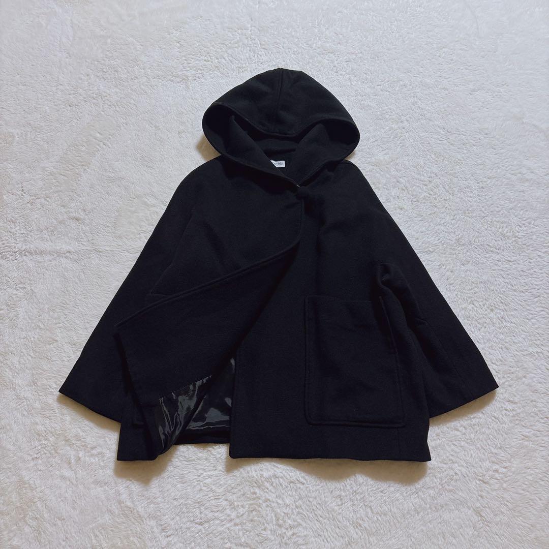 [美品]gypsohila ジプソフィア　ショートオペラコート ブラック