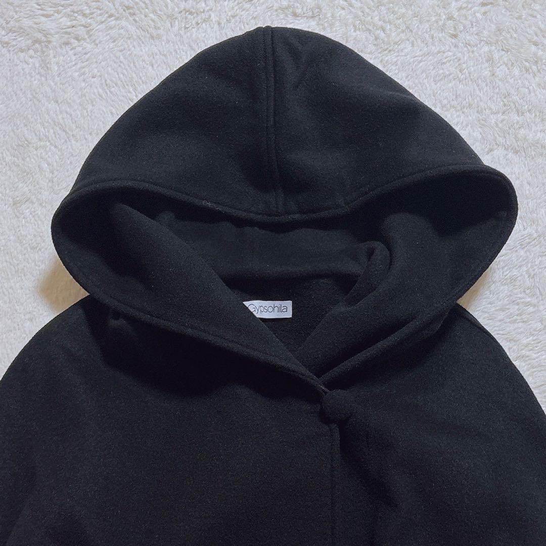 [美品]gypsohila ジプソフィア　ショートオペラコート ブラック