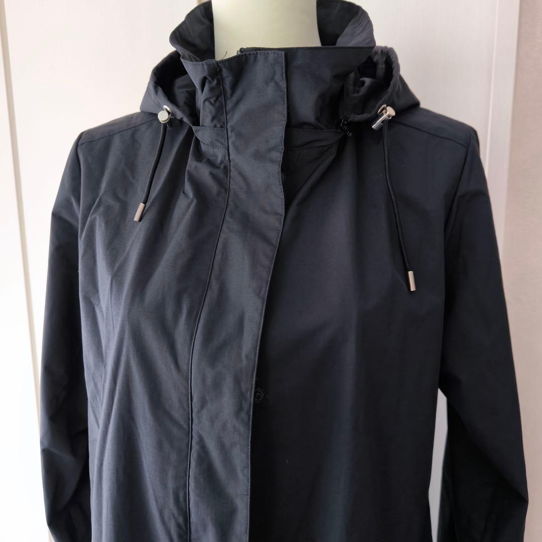 極美品　DANSKIN ダンスキン　コート　撥水　ウエア　フード取外し可能