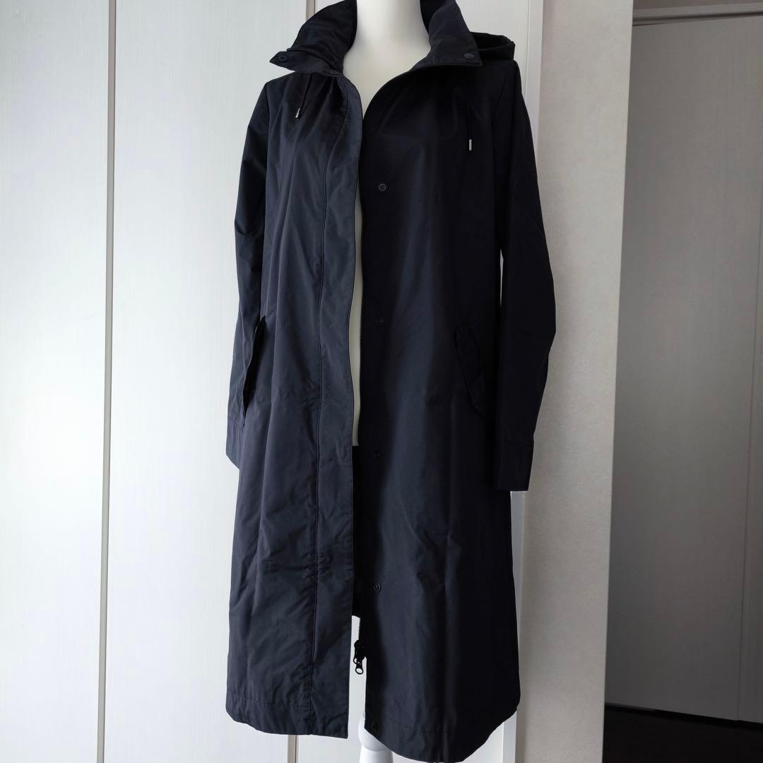 極美品　DANSKIN ダンスキン　コート　撥水　ウエア　フード取外し可能