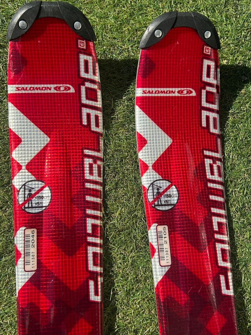名作SALOMON サロモン スノーブレード 99.9 ショートスキー ケース付