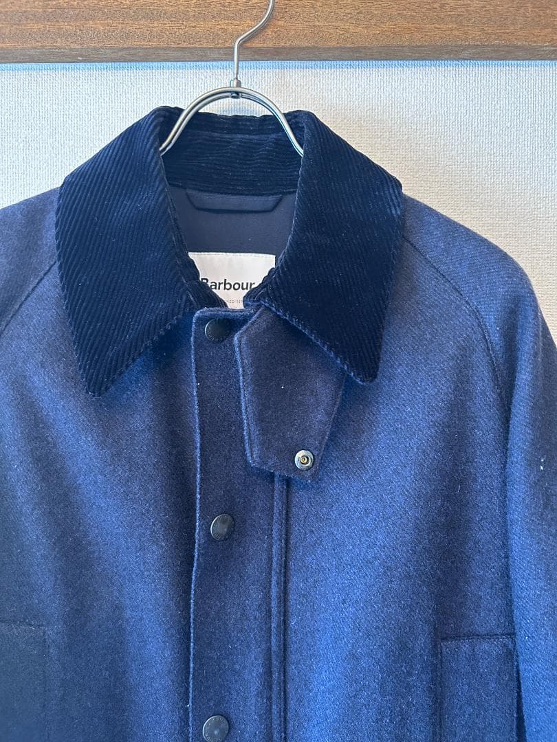 バブアー Barbour/ビューフォート ウィリアムブリス ウール NAVY38