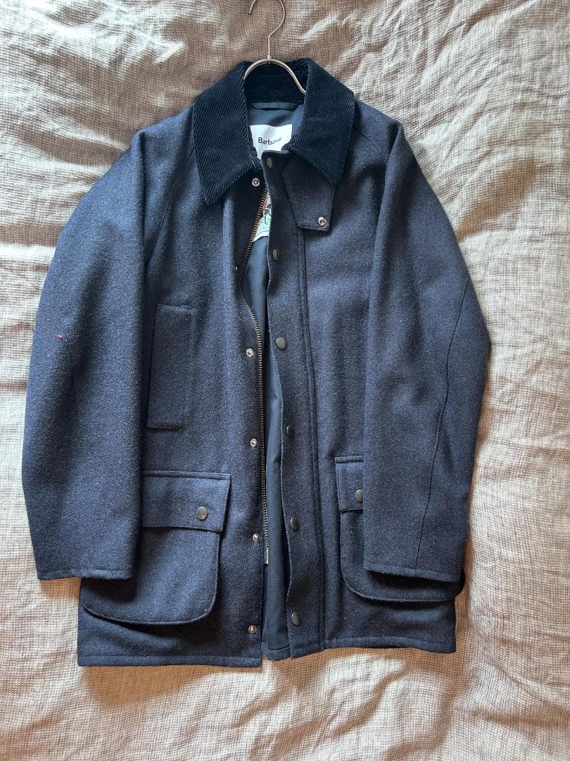 バブアー Barbour/ビューフォート ウィリアムブリス ウール NAVY38