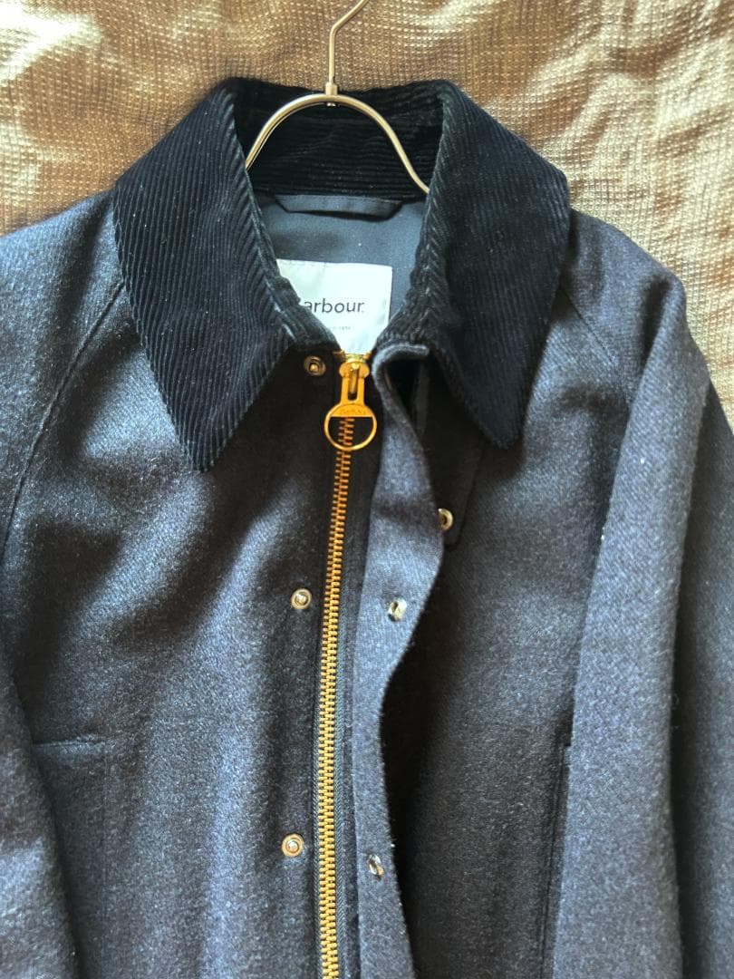 バブアー Barbour/ビューフォート ウィリアムブリス ウール NAVY38