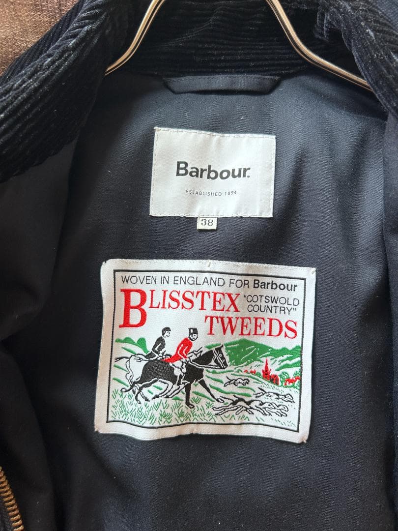 バブアー Barbour/ビューフォート ウィリアムブリス ウール NAVY38