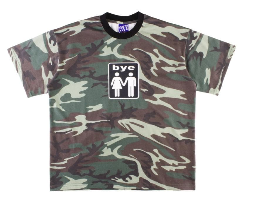 【bye jeremy】Couple Tee CAMO M Tシャツ 新品