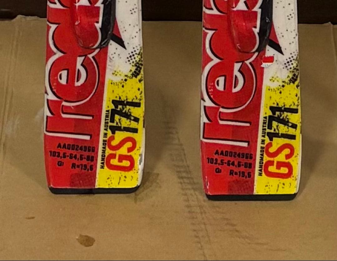 アトミックGS用スキー板&屈曲ポール R=19.5-171cm