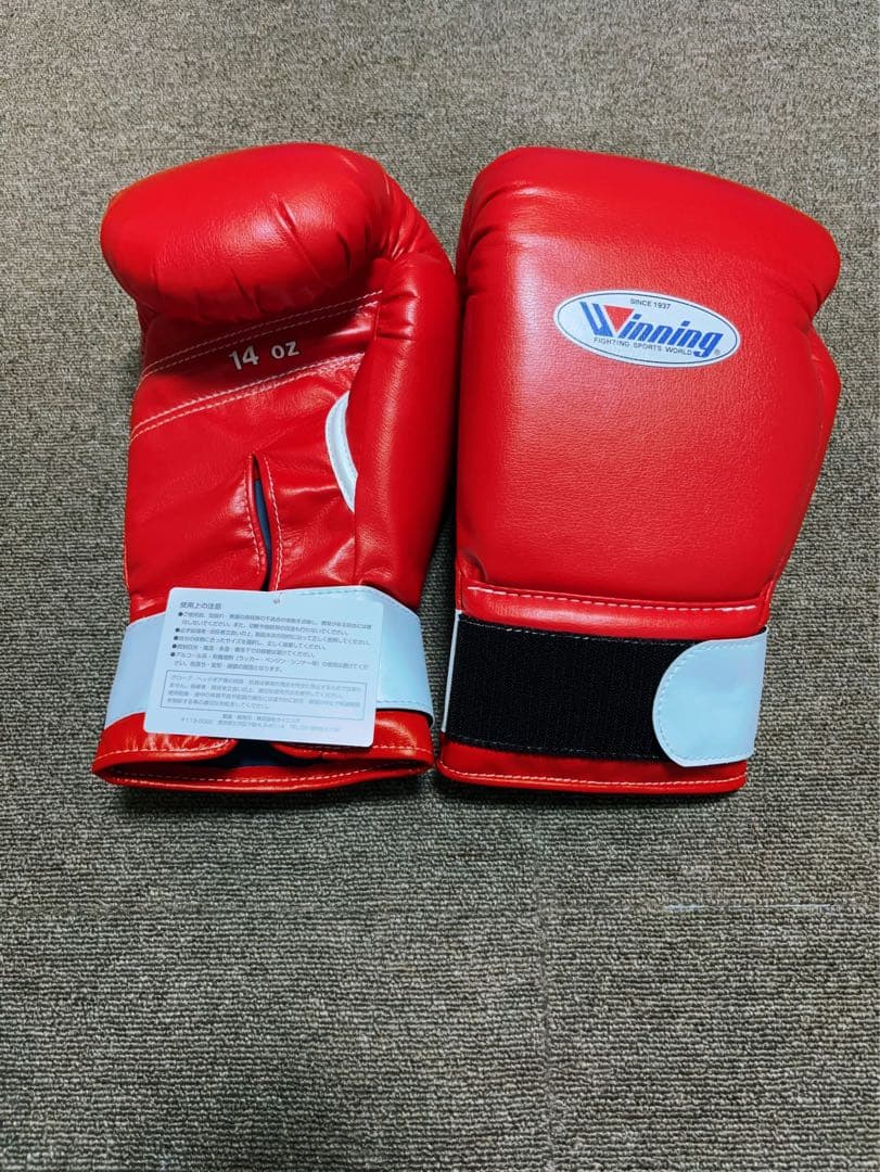Winning/ウイニングボクシンググローブ14oz 赤 新品