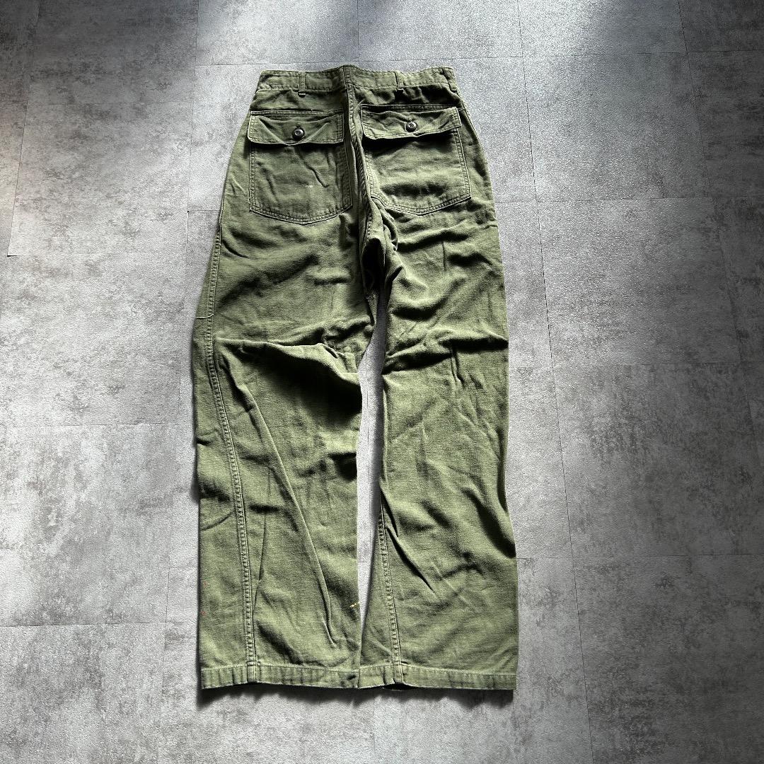 70s アメリカ軍 OG107 ベイカーパンツ 32×33