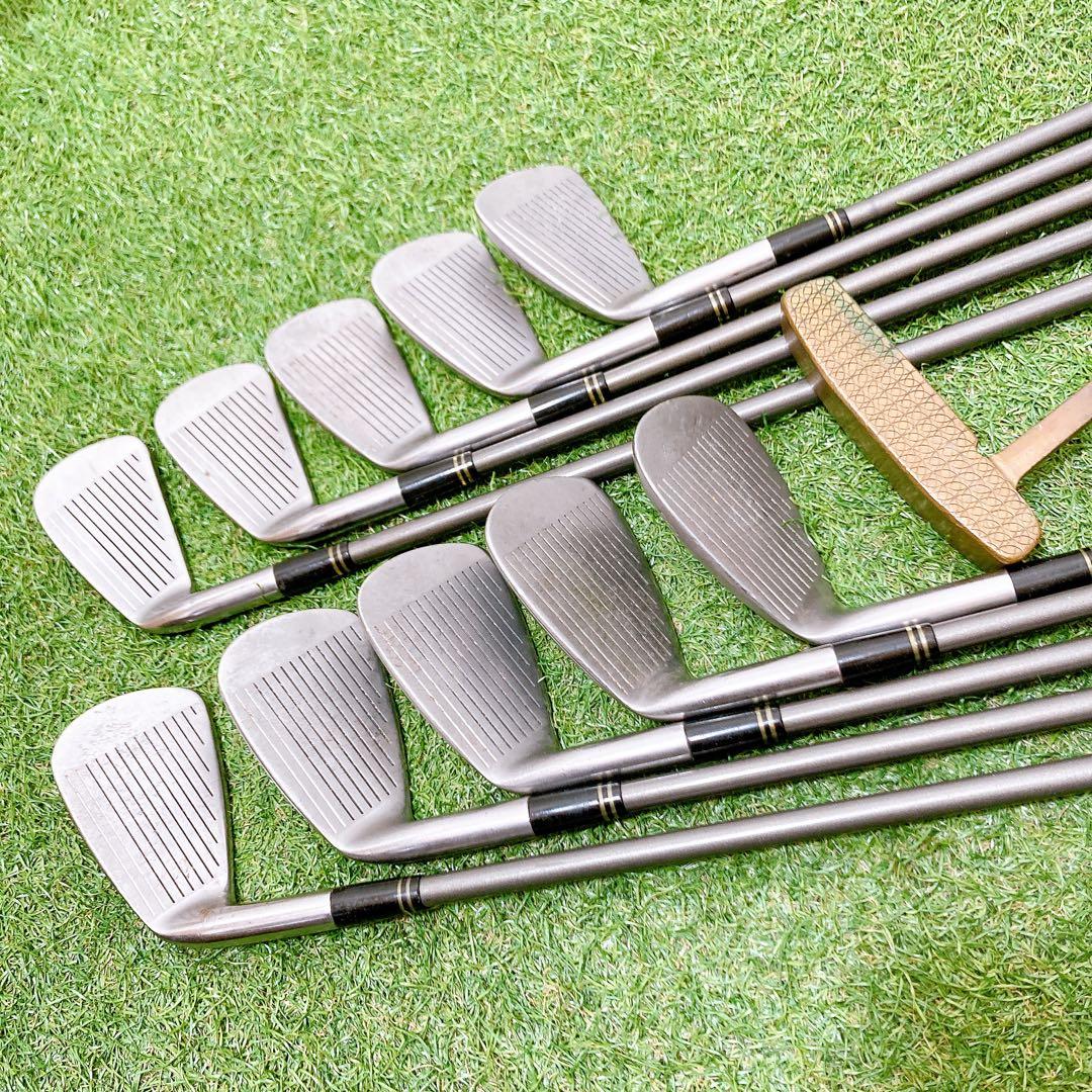 N 13 ツアーステージ　初心者オススメ ゴルフクラブメンズセット　15本右利き