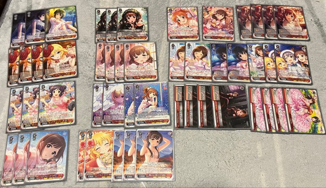 で*ん様 ヴァイス　デレマス　8扉（赤単）デッキ　調整パーツ付