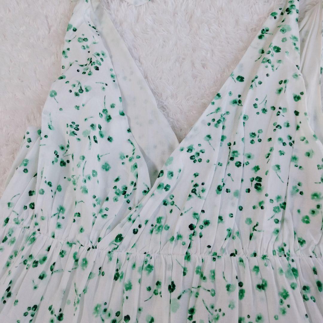 マーレット　洗える　ワンピース　総柄　ティアード 花柄