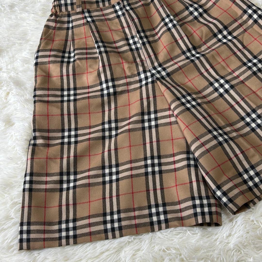 バーバリー キュロット パンツ ヴィンテージ ノバチェック ベージュ Ｍ