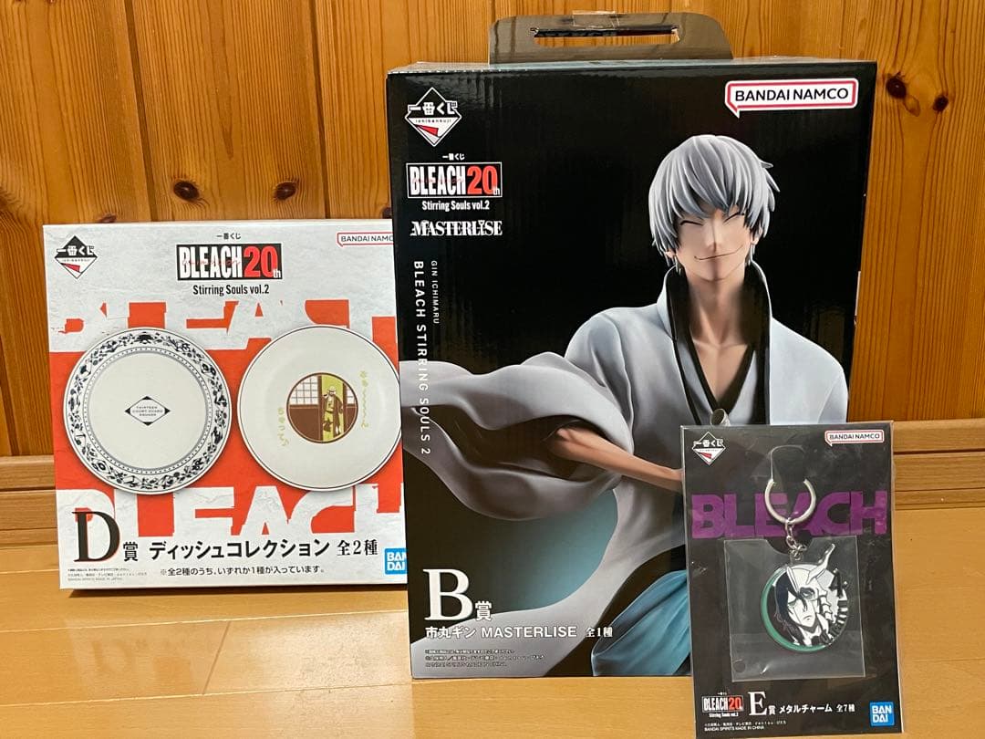一番くじBLEACH ブリーチ B賞 市丸ギン D賞 E賞 セット