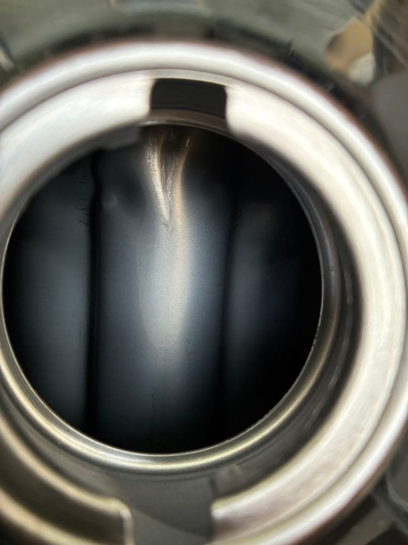 [松本]HONDAエイプタイプD バイクタンク 黒 赤 キャップ鍵付き