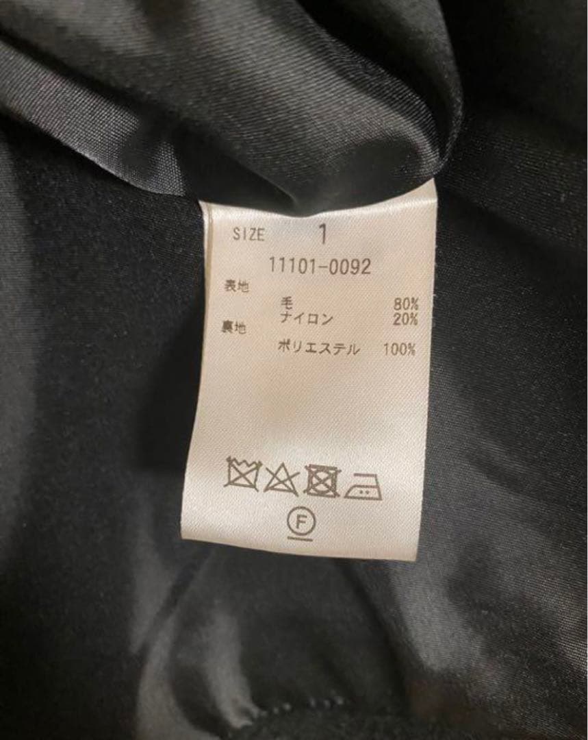 CLANE ウールロングコート　ブラック