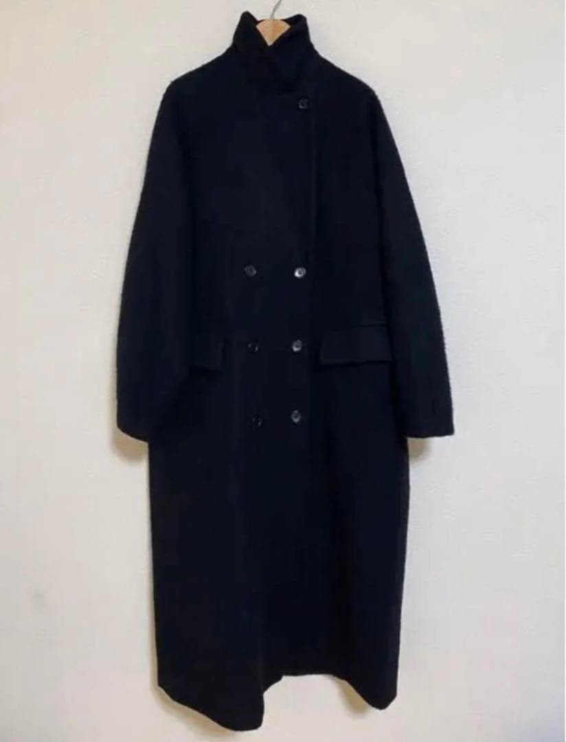 CLANE ウールロングコート　ブラック