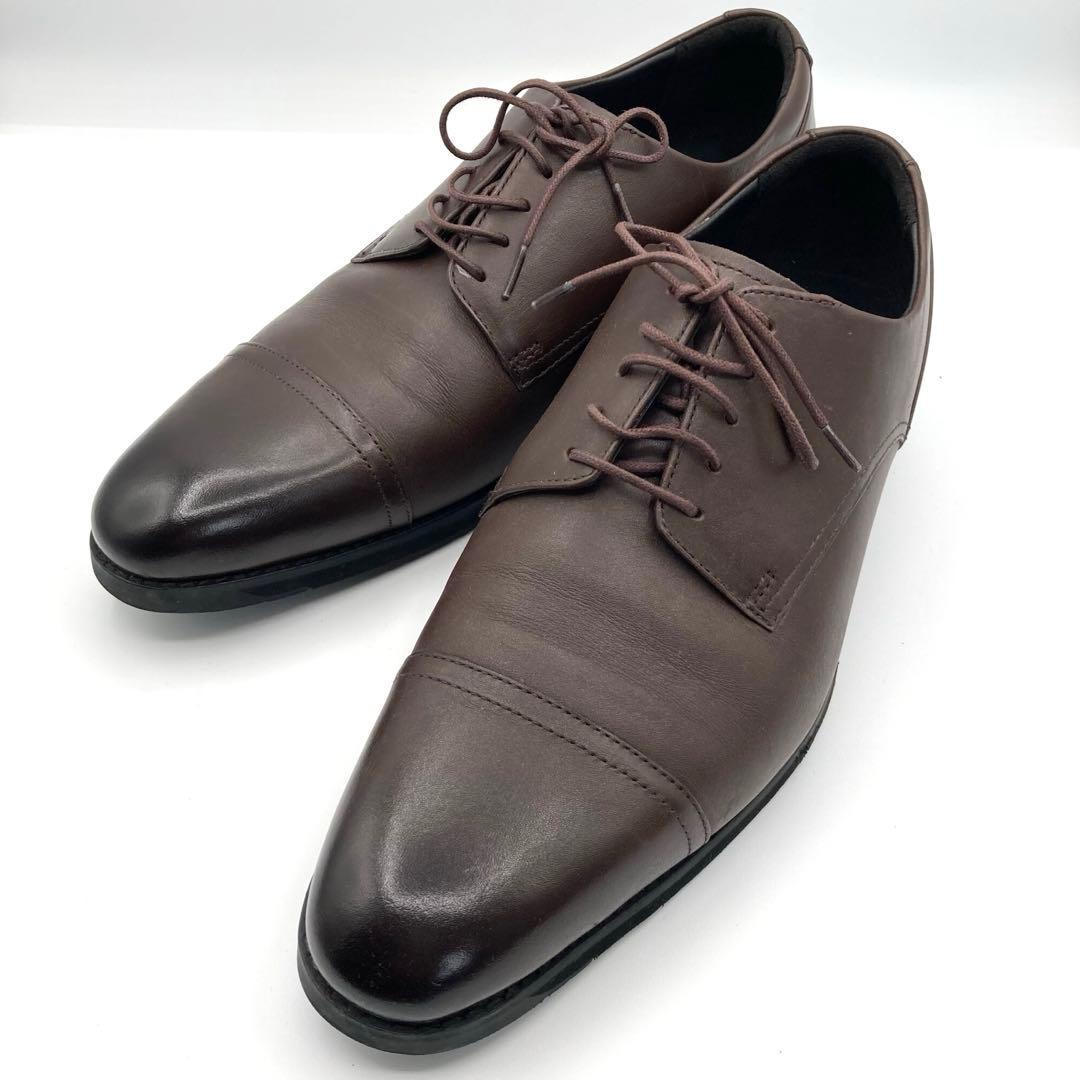 【美品】アシックス　ランウォーク　ビジネスシューズ　ストレートチップ　27cm