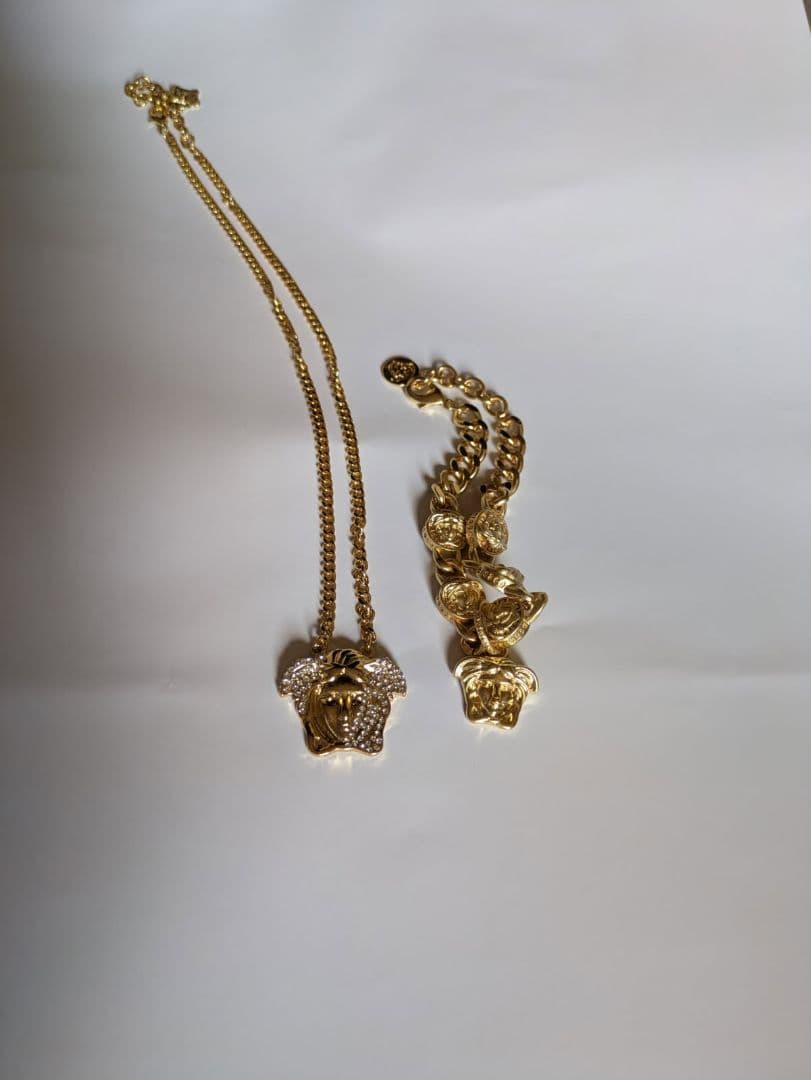 ス*ク様 Versace ◆ゴールド◆ブレスレット&ネックレス◆2点