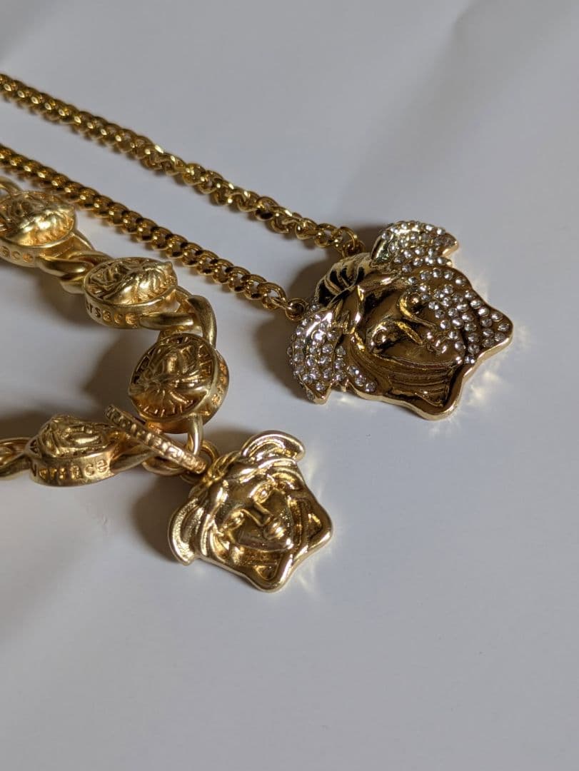 ス*ク様 Versace ◆ゴールド◆ブレスレット&ネックレス◆2点