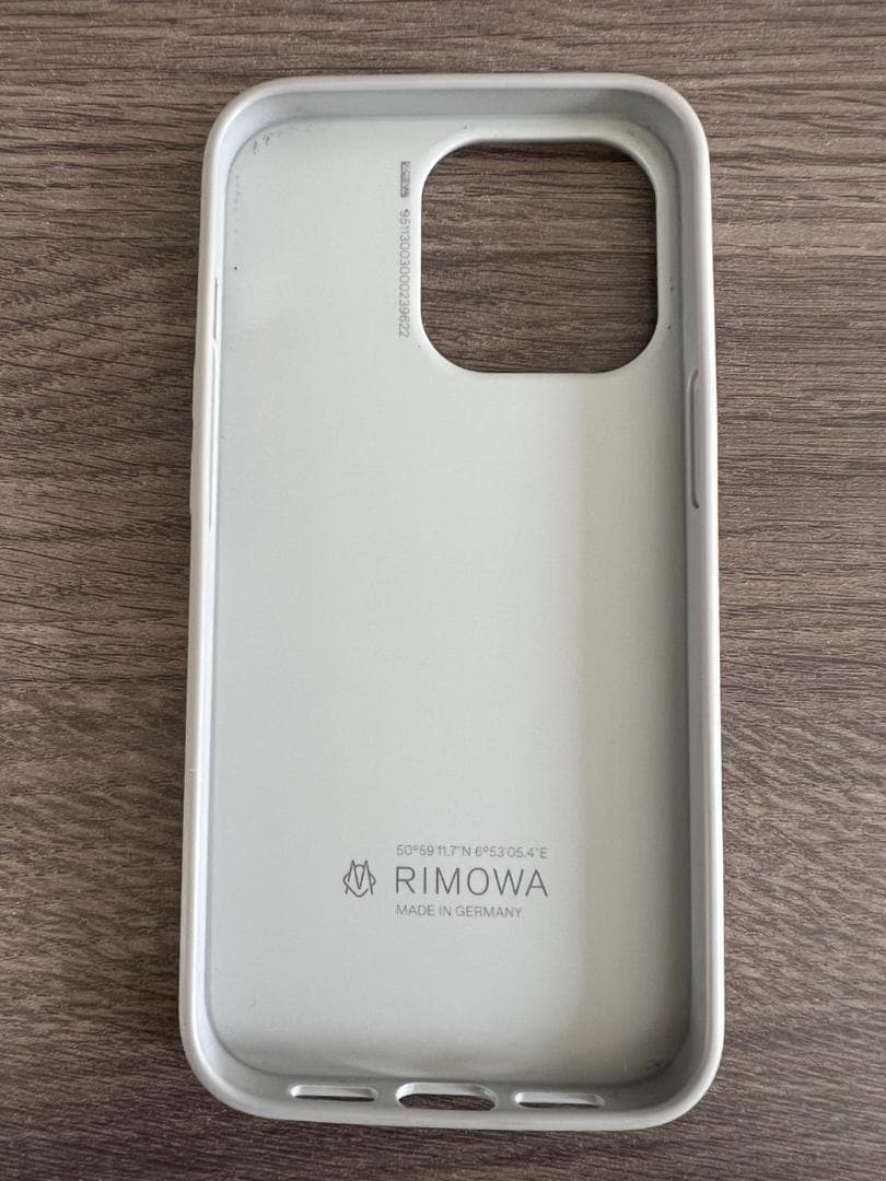 RIMOWA シルバー iPhoneケース 13pro 美品 希少