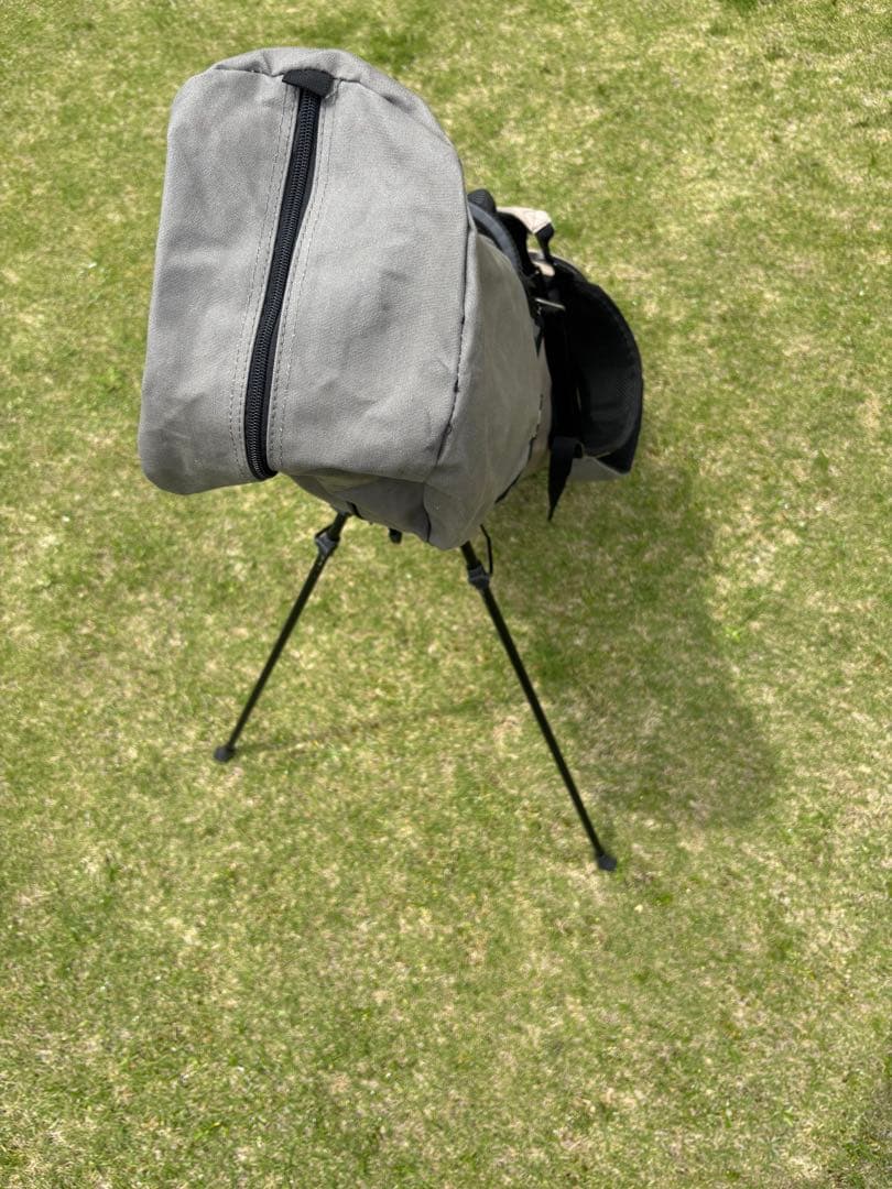 木の庄帆布 スタンド式グレーキャディバッグ