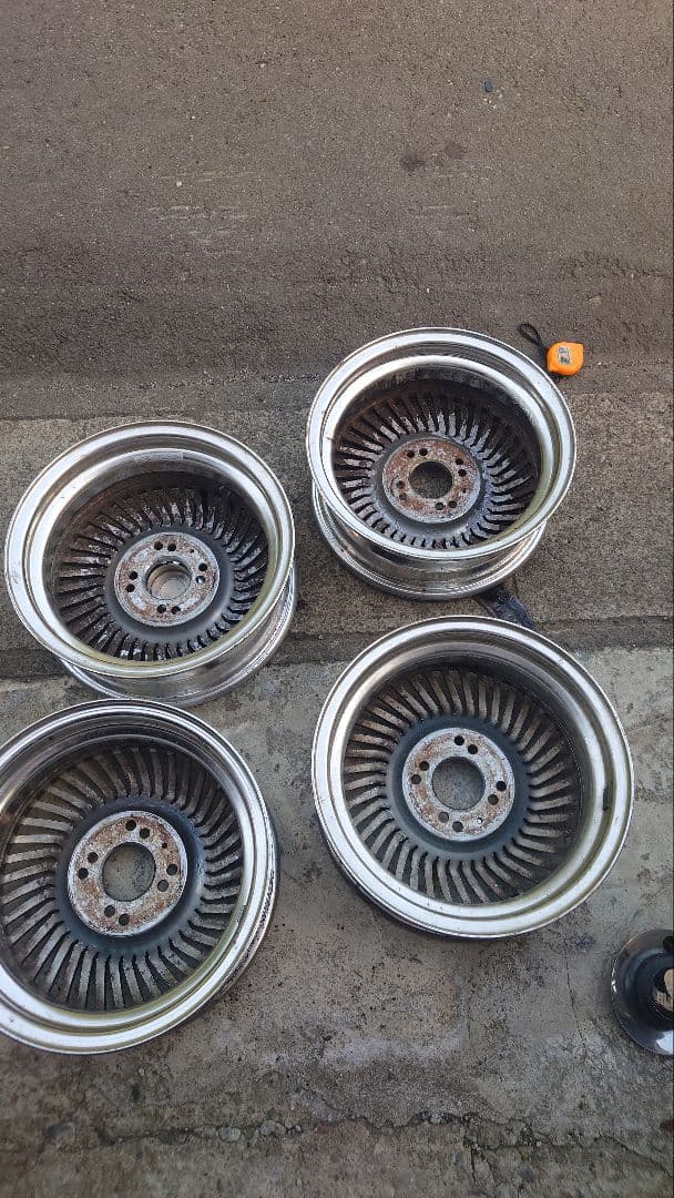 希少　PCD100 114.3 4穴マルチ　14インチ　旧車